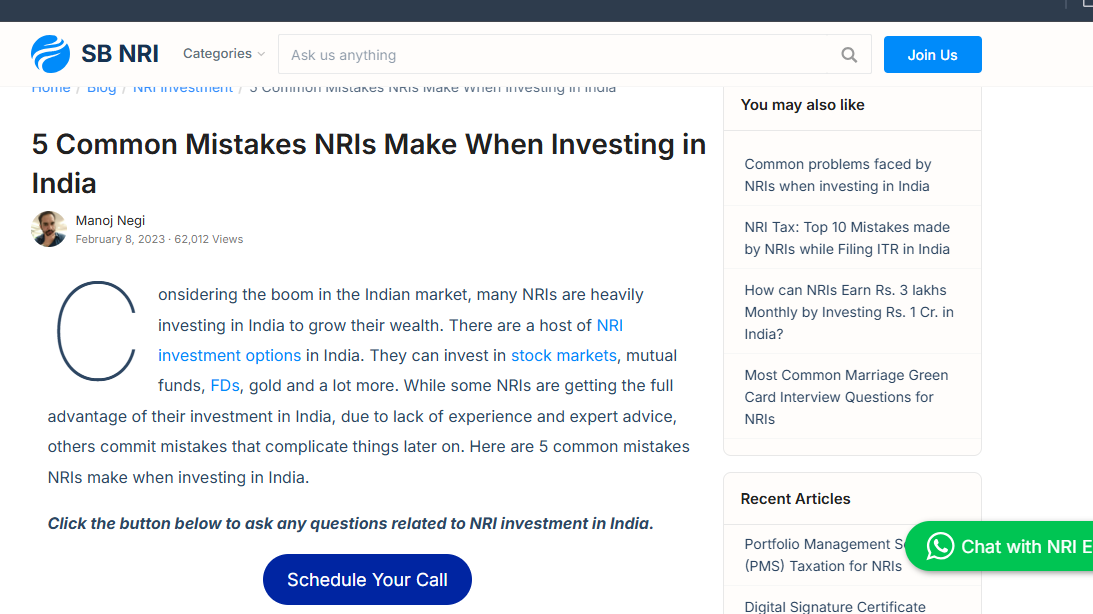 Relying on Unverified Advice Instead of Professional Planning